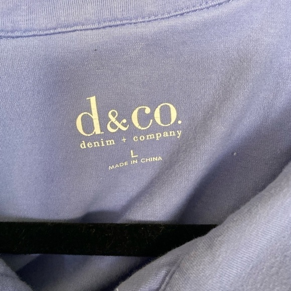 d&co denim and company large zip up jacket - Picture 2 of 6